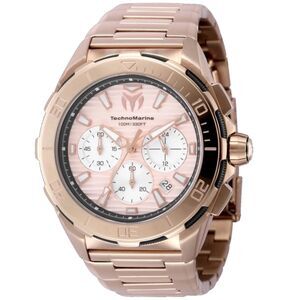 TechnoMarine Men's Seven Seas Seven Seas 44mm Quartz Watch & Hard Blue Case New